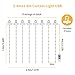 Hoteril LED USB Lichtervorhang 2.4mx1.8m, Lichterketten vorhang mit 8 Modi mit Fernbedienung Timer, IP65, verstellbare Helligkeit Lichterkettenvorhang für Deko, Garten, Pavillon, Party, Schlafzimmer