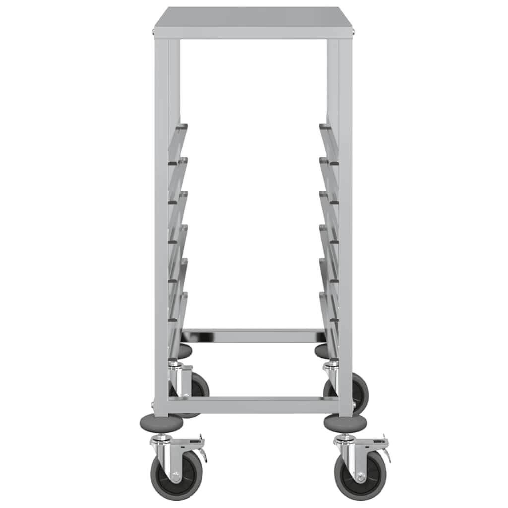 Generico Carrello Portateglie con 6 GN Contenitori 39x55x87 cm,Carrelli e Isole,Carrelli da cucina-4108073
