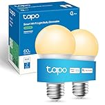 Tapo L510E (2-Pack) E27 Smart Bulb, Alexa Light Bulb, WiFi Smart Light Bulb, Dimmable, 8.3W (60W), Schedule & Timer, Away Mode, Energy Saving, Preset for Convenience, Voice Control with Alexa & Google