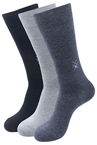 BALENZIA SocksXpress Men's Checks Cotton Crew - Black, White, D.G...