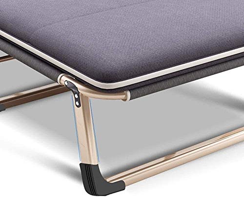 Lit de camp extra large 68cm pliable avec coussin rembourré