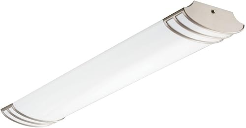Montaje empotrado de LED linear de Lithonia Lighting, Plateado, FMLFUTL 48-Inch 840 BN
