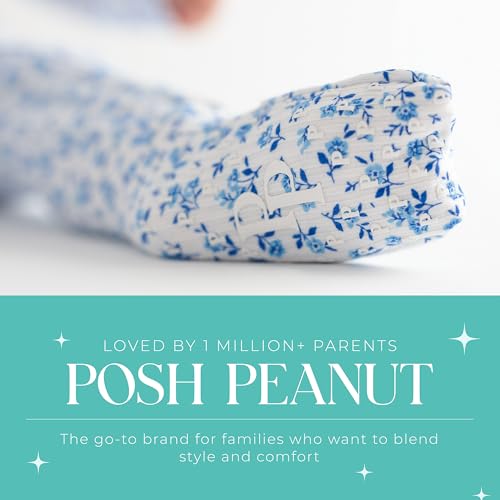 Image of Posh Peanut Girls Convertible Baby Sleepers, Toddlers Footless Pajamas | True To Size Fit With 2-Way Zipper, Convertible Mittens /Footies With Grips, Tagless Gentle Comfort, Easy Care Wash