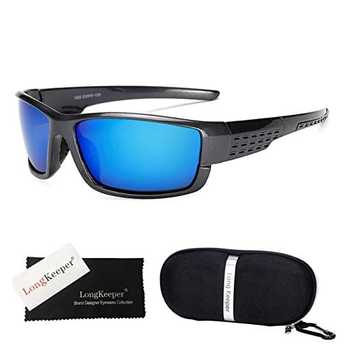 UBERSWEET® BlueLong Cycling Fishing Golf Polarized Sunglasses Glasses UV400 Bike Bicycle Goggles with Case