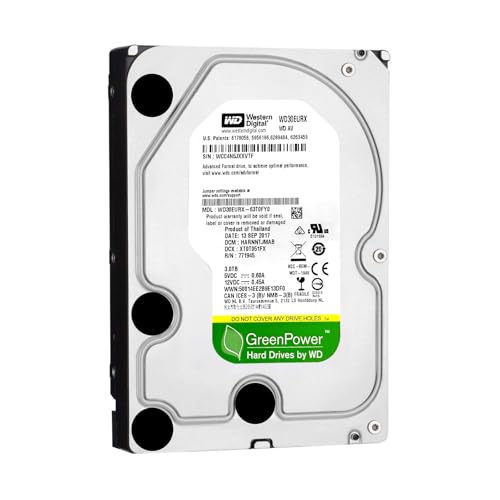 【中古品】ウエスタンデジタル3.5インチHDD　3TB×4台 Amazon | WD hdd 3TB 3.5インチGreenPower,Digital Western 内蔵型