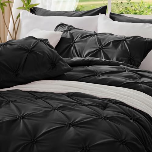 Image of BEDELITE Twin Comforter Set Black,Lightweight & Soft Comforter