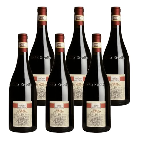 Fattoria La Rivolta Vino Rosso Riserva 2015 | Terra di Rivolta Riserva Aglianico DOCG | Confezione da 6 Bottiglie da 750ml