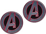 Comic Book Heroes Logo 2 Pack Stickers