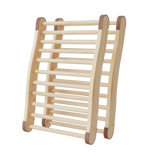 2 Pack Upgraded Sauna Backrest, Sauna Accessories, Sauna Backrest Infrared, Wooden Sauna Backrests...
