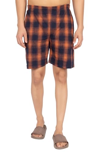 Image of Summer Wear /Causal Shorts /Cotton Checkered Print /Pockets /Shorts for Men's