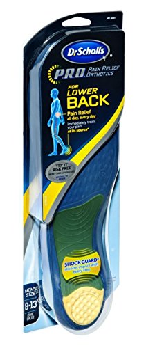 Dr. Scholl's Back Pain Relief Orthotics Men's 8-13, 1 pair