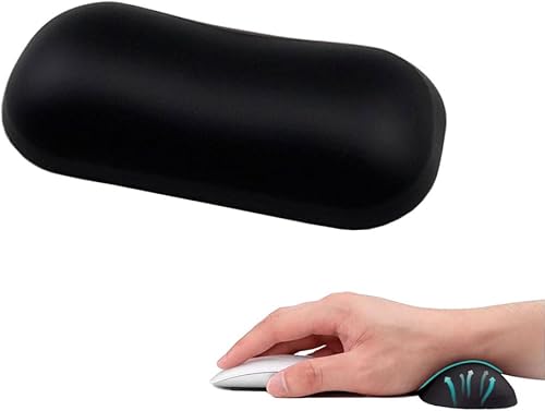 Miniatura 8 de MXCOIRTP Reposamuñecas para mouse, almohadilla ergonómica de espuma viscoelástica con base antideslizante para aliviar el dolor de escritura,