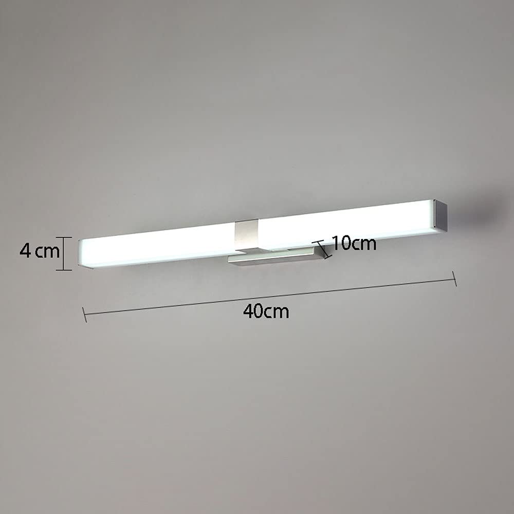 Łazienkowa lampa LED na lustro kosmetyczne, oświetlenie obrazu z chromowaną ramą, lampa przednia do lustra ze stali nierdzewnej, nowoczesna lampa ścienna na lustro kosmetyczne, do garderoby, łazienki,
