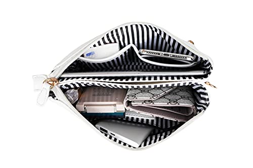 Image of Solene Women's Lightweight Multi Compartment Wristlet Clutch Wallet Crossbody Bag