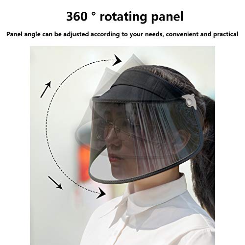 Chapeau pare-soleil anti-buée réglable pour protéger le visage en randonnée
