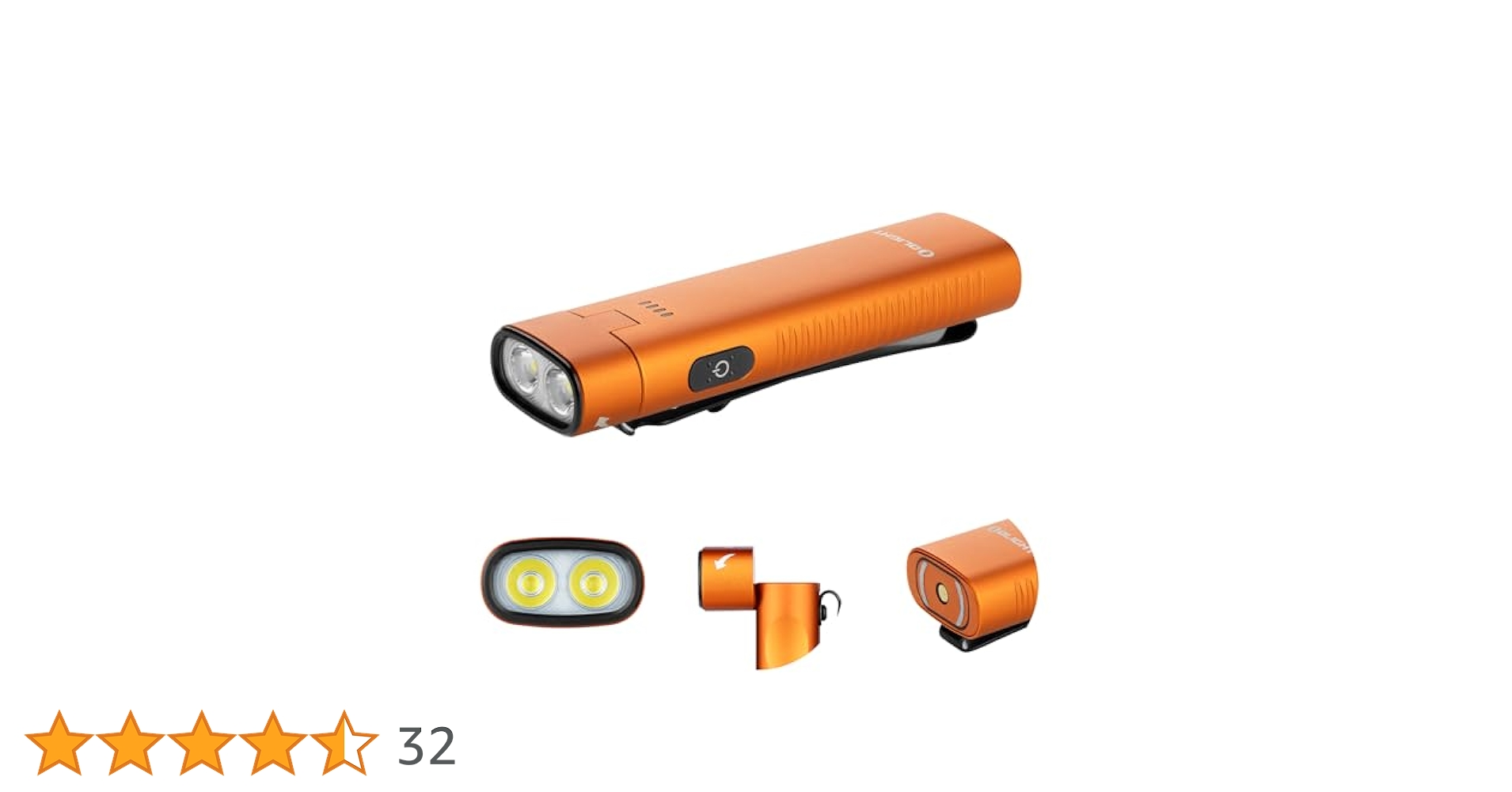Amazon.co.jp: OLIGHT Arkflex 1000ルーメン EDC懐中電灯 90度