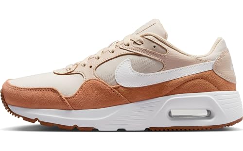 Nike Damenschuhe Nike Air Max Sc Damenschuhe, Sanddrift/Summit White-Amber Brown-White, CW4554-119, 41 EU (W 9.5 US)