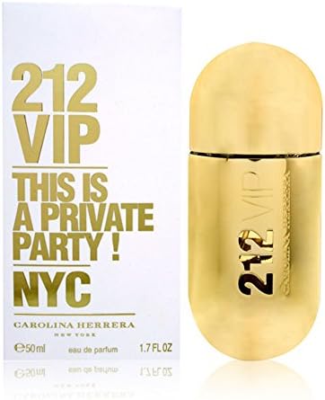 Carolina Herrera 212 Vip Eau de Parfum Spray for Women, 1.7 Fluid Ounce