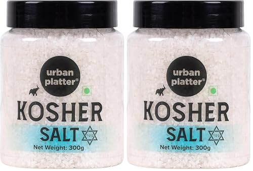 Image of Urban Platter Kosher Salt, 300g / 10.8oz [All Natural & Coarse], White (Pack of 2)