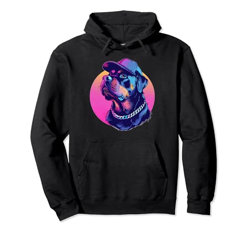 Ropa urbana urbana Hip Hop Rottweiler Dog B-Boy Sudadera con Capucha