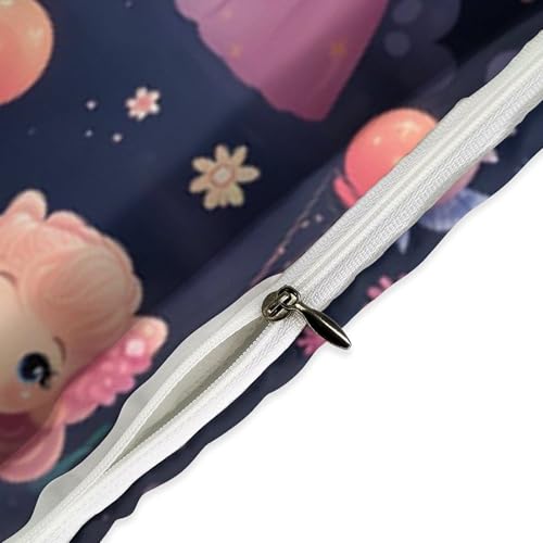 Parure de lit princesse anti-transpiration en microfibre douce - 5