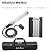 Godox AD-S200 Flash Light Stick, Stick Flash Head for AD200/200Pro, 360° Transparent Flash Tube for Outdoor Photography Lighting with Barndoor + Carry Bag