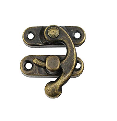 Image of Pack of 20 pcs of Antique Vintage Latch Antique Bronze Color Right Swing arm Buckle Hook Lock hasp