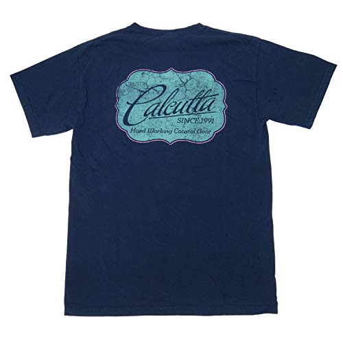 Calcutta G198831A-S T-Shirt Ladies Distressed Logo Short Sleeve