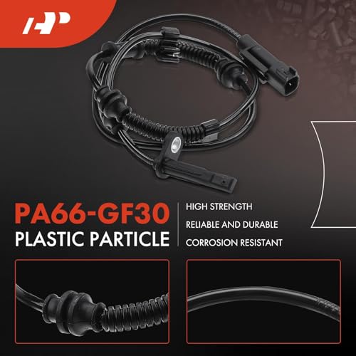 A-Premium ABS Wheel Speed Sensor Compatible with Jeep Models - Cherokee 2014-2018 - Rear Driver and Passenger Side, 2-PC Set, Replace# 68141898AB, 68141898AC by A-Premium - Image 4