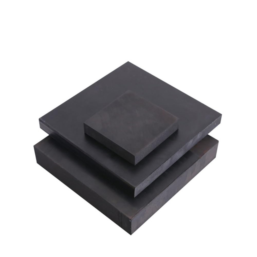 Plaque carrée rigide, blocs de caoutchouc industriel noirs épais 10/15/20/25 mm, coussinet antibruit et anti-vibrations, 1 pièce(200x200x15mm)
