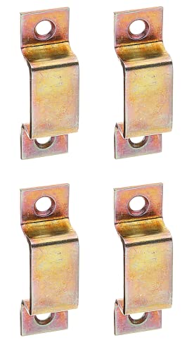 Preisvergleich Produktbild Alberts 901912 Schlaufe / mit versenkten Schraublöchern / galvanisch verzinkt, dickschichtpassiviert / 20 x 9 mm / 4er Set