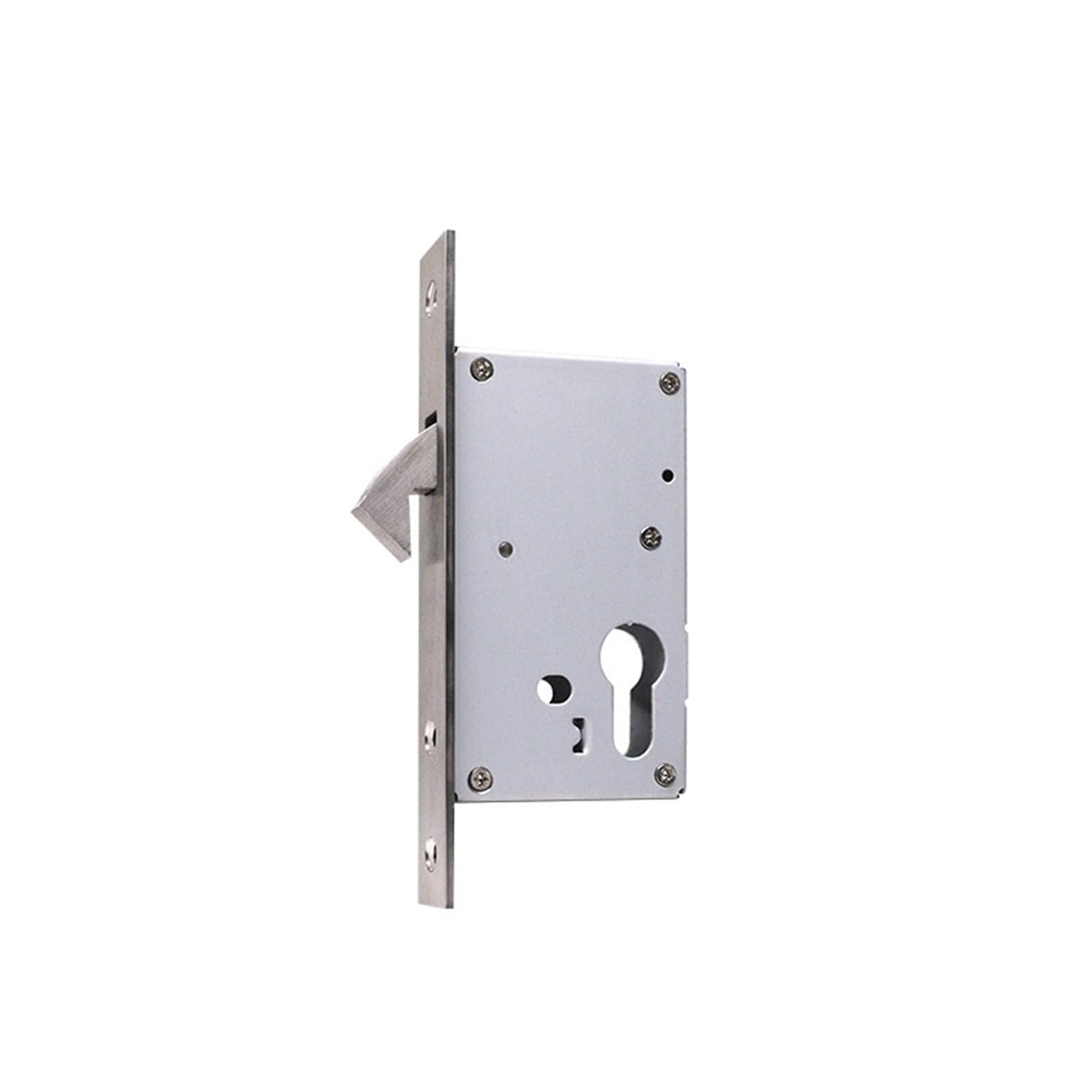 Puerta corredera engrosada, cuerpo de cerradura de gancho único, cerradura de puerta corredera de acero inoxidable 304, accesorios de puerta de madera, herrajes for puertas interiores
