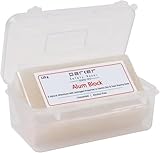 Parker Safety Razor's Large Alum Block with Travel Case (125 g / 4.4 oz.) - A Natural Aftershave with Antiseptic Properties