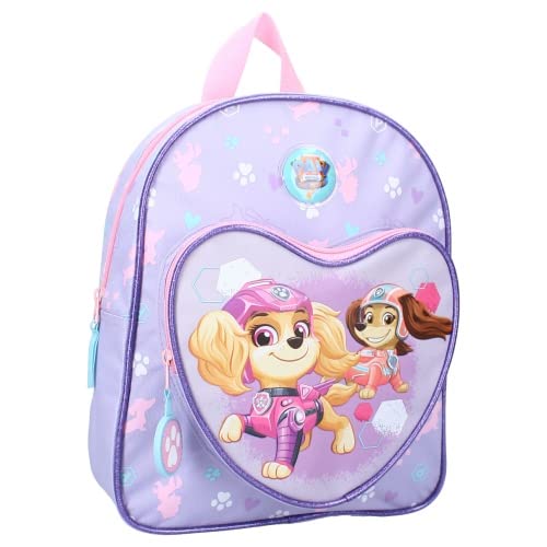 mybagstory - Sac à dos - Pat Patrouille - Enfant - Ecole - Primaire - Maternelle - Garderie - Crèche - Cartable Fille - Taille 30 cm - Bretelles réglables