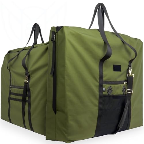 Xtreme Sight Line ~ G SØLAR 180 Faraday Bag for Solar Panels and Large Electronics ~ Protects Against EMP/CME/EMF/RF ~ Diamond Form Faraday Lined ~ 1000D Nylon Exterior ~ OD Green