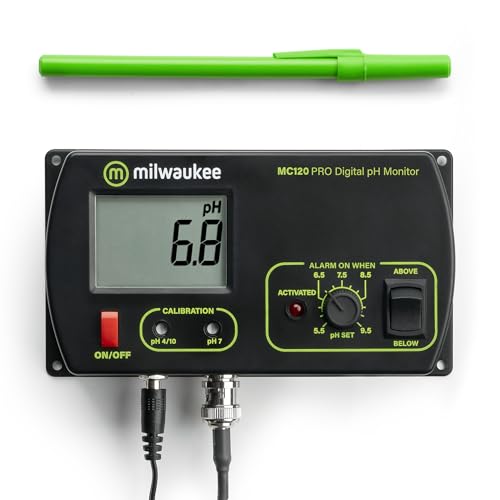 Milwaukee MC120 pH Monitor with Mounting Kit...