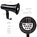 MGROLX 20 Watt Rechargeable Megaphone Bullhorn with Siren and 240s Recording, BT and USB Input, Megahone Speaker with Power Display and Portable Strap (Black)