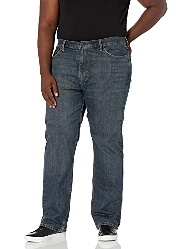 Dockers Men's Big and Tall Classic Fit Jean Cut All Seasons Tech Pants, Black, 48 32