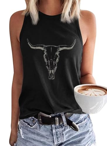 Beopjesk Women's Gradient Coconut Tree Tank Tops Summer Sleeveless V-Neck Button Down Henley Shirt