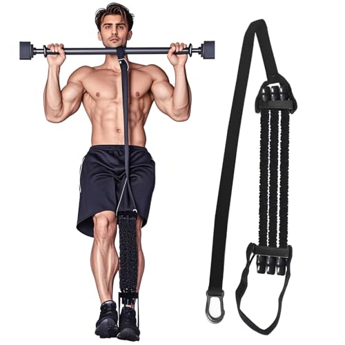 koukenbi Pull Up Assistance Bands,Heavy Duty Resistance Band for Pull Up Bar,3 Heavy-Duty Adjustable Pull Up Bands Set for Enhanced Strength Training with Feet Rest
