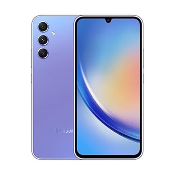 Samsung Galaxy A34 128GB 5G Tela 6.6'' Dual Chip 6GB RAM Câmera Tripla de até 48MP + Selfie 13MP Bateria de 5000mAh - Violeta