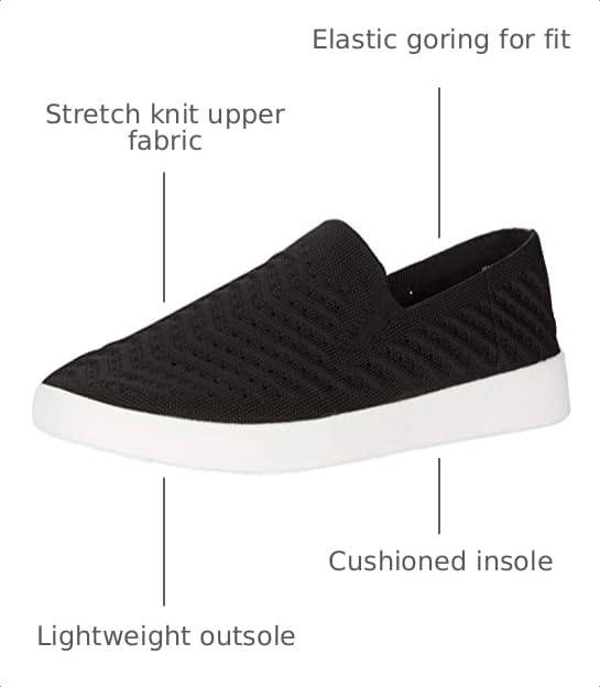Image of White Mountain Women's Courage Stretch-Knit Slip-On Sneaker