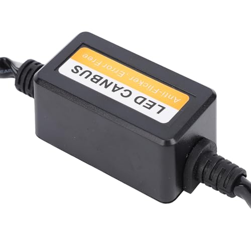 Walfront H4 -LED -Canbus Decodificatore Eldiminato in Modo Efficiente in Modo Efficiente, per Fari a LED H4, Plug e Codificanti 2 Pcs per Sfarfallio, Adatti a Tutti i Veicoli