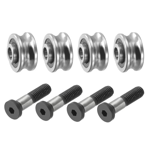 PATIKIL U Groove Bearing 5x17x8mm (4-Pack)