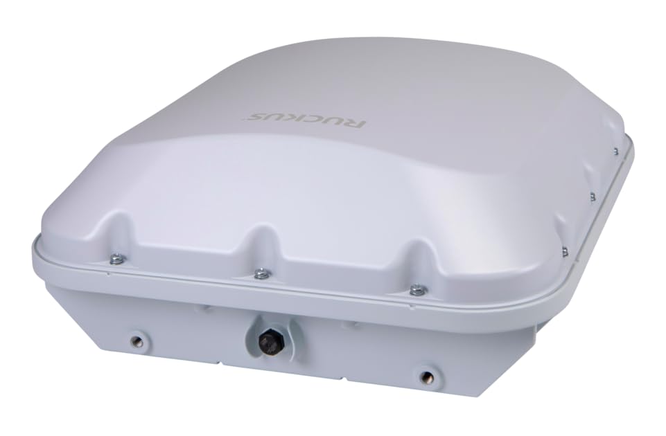 Image of Ruckus T670 Outdoor WiFi 6E Access Point (901-T670-US01) Tri-Band 5Gbps IP67 5GbE MultiGig + 2.5 /1GbE Ports PoE+ Mesh High-Density Campus ACE 3 Year Warranty (Hardware Only)