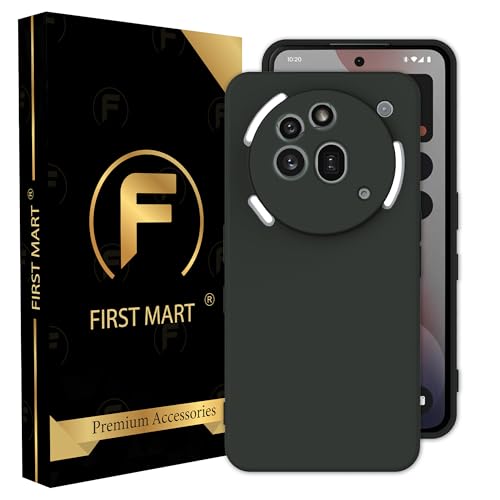 Image of FIRST MART Matte Silicone Back Cover for Nothing Phone 3A Pro - Green