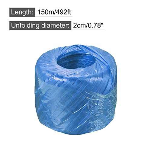 Meccanixity Polyester Nylon Plastic Rope Twine Household Bundled For Packing Gardening Craft,300M Total Length,Blue Pack Of 2 #TOP1