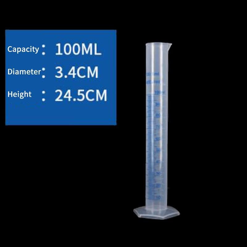 1 x Cylinder Measuring Cup Made of Plastic, Measuring Cylinder, Borosilicate Glass Measuring Cup for Science Laboratory - Image 3