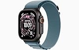 Apple Watch Ultra 3 [GPS + Cellular, 49mm] Cassa in Titanio Nero con Alpine Loop Nero, Large (Ricondizionato)