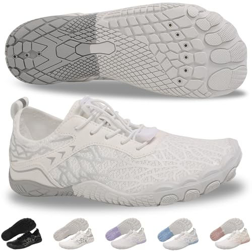 Image of Hike Barefoot Shoes Womens Men Footwear,Pro-Healthy&Non-Slip Water Shoe for Women Men, Quick Dry Wide Toe Box Beach Swim Athletic Sports Shoes Unisex